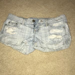 Destroyed American Eagle Shorties